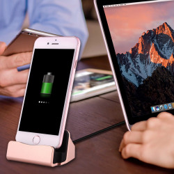 Station de charge Lighning - Rose or