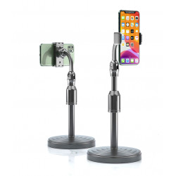 Support mobile universel rotatif et retractable de haut en bas - Noir