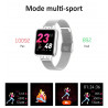 Montre intelligente IOS Android 1,2 pouces avec bracelet milanaise...
