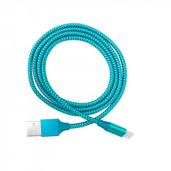 Cable type Lightning de charge et de synchronisation Premium 2A - Bleu