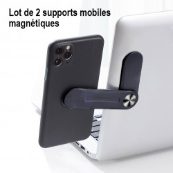 Lot de 2 supports de telephone portable universels a aspiration...