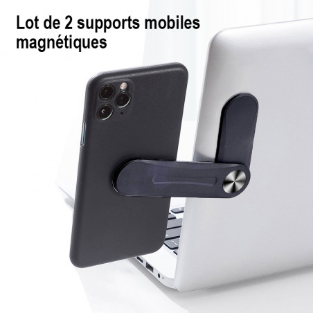 Lot de 2 supports de telephone portable universels a aspiration...