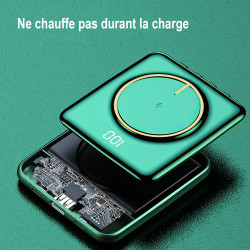 Chargeur portatif 20 000 mAh avec charge a induction sans fil et...