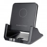 Support de charge rapide 10W pour mobile - Noir