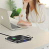 Chargeur a induction sans fil QI rapide carre 10 W - Noir