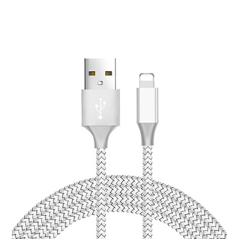 Cable type USB - C de charge et de synchronisation Premium 2A - Argent