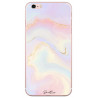 Coque souple transparente pour iPhone 6/7/8/SE2020 - Marbre pastel