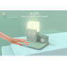 Station de charge sans fil 3 - en - 1 avec lumiere LED - Vert kaki