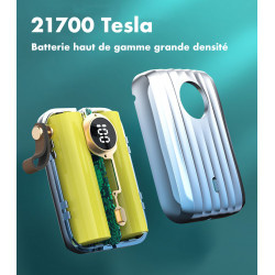 Banque dalimentation a charge rapide 22,5 W double USB - Tie & dye...