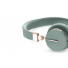 Casque Bluetooth V5.0 mains libres avec bandeau sans fil - Vert kaki