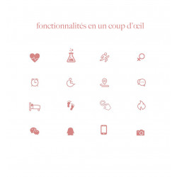 Bracelet intelligent connecte avec suivi de frequence cardiaque et...