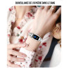 Bracelet intelligent connecte avec suivi de frequence cardiaque et...
