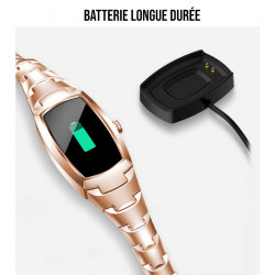 Bracelet intelligent connecte avec suivi de frequence cardiaque et...