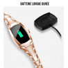 Bracelet intelligent connecte avec suivi de frequence cardiaque et...