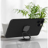 Stand anneau pliant et rotatif pour mobile - Noir