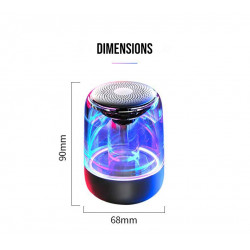 Haut - parleur Bluetooth 5W avec lumiere LED