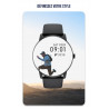 Montre intelligente Bluetooth 5.0 avec grand ecran touch - Noir