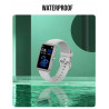 Montre intelligente Bluetooth 5.0 elegante argent - Bracelet...