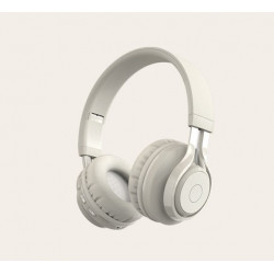 Casque stereo Bluetooth 5.0 professionnel - Taupe