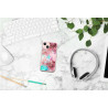 Coque souple transparente pour iPhone 13 - Marbre rose
