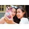 Coque souple transparente pour iPhone 13 - Marbre rose