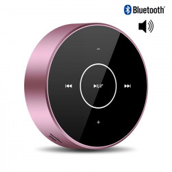 Haut - parleur Bluetooth sans fil avec ecran tactile - Rose
