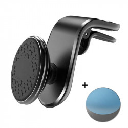 Support voiture magnetique rotatif 360 a pince fixation grille...