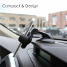 Support voiture universel rotatif 360 fixation ventouse - Noir