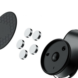 Support voiture magnetique rotatif 360 a pince fixation grille...