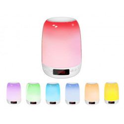 Haut - parleur Bluetooth 5.1 sans fil portatif avec horloge...