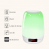 Haut - parleur Bluetooth 5.1 sans fil portatif avec horloge...