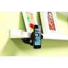 Support voiture universel rotatif 360 fixation ventouse - Noir