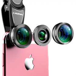 Kit de teleobjectif 6 en 1 avec clip universel pour iPhone et...