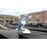 Support voiture universel rotatif 360 fixation ventouse - Blanc