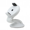 Support voiture universel rotatif 360 fixation ventouse - Blanc