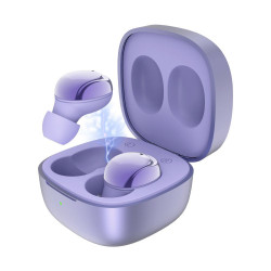 Ecouteurs stereo Hi - Fi Bluetooth 5.0 - Mauve