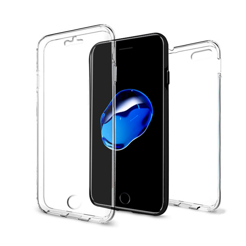 Coque souple integrale 360 pour iPhone 7+/8+ - Transparent