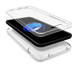 Coque souple integrale 360 pour iPhone 7+/8+ - Transparent