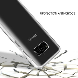 Coque souple integrale 360 pour Samsung Galaxy S8 - Transparent
