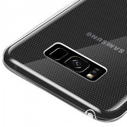 Coque souple integrale 360 pour Samsung Galaxy S8 - Transparent