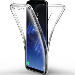 Coque souple integrale 360 pour Samsung Galaxy S8+ - Transparent