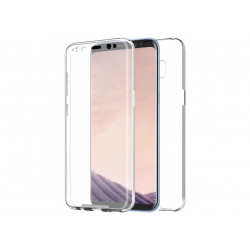 Coque souple integrale 360 pour Samsung Galaxy S8+ - Transparent