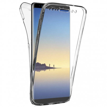 Coque souple integrale 360 pour Samsung Galaxy Note 8 - Transparent