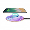 Chargeur a induction sans fil rose avec indicateur LED rose or ...