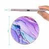 Chargeur a induction sans fil rose avec indicateur LED rose or ...