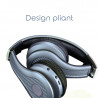 Casque audio Bluetooth avec microphone integre - Bleu petrole