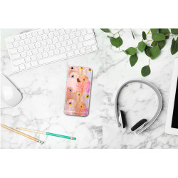 Coque souple transparente pour iPhone 6/6S/7/8/SE 2020 - Plumes de...