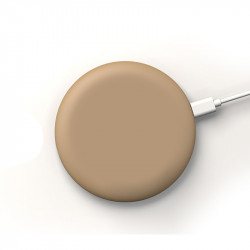 Chargeur a induction sans fil SOFT TOUCH - Abricot