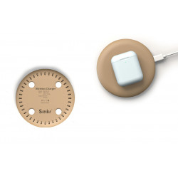 Chargeur a induction sans fil SOFT TOUCH - Abricot