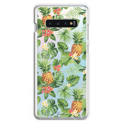 Coque souple transparente pour Samsung Galaxy S10 - Ananas &amp;